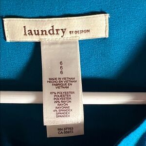 Laundry by Design Vibrant Blue Apparel